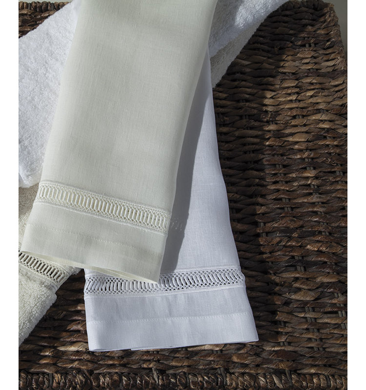 Home Treasures Linens Doric Italian Lace Linen Fingertip Towel Wayfair